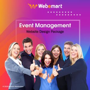 Event Management Website Design Package Webemart Marketplace