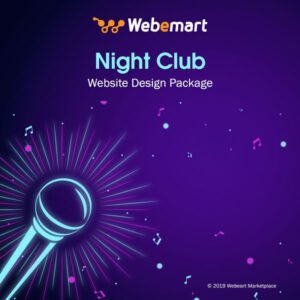 Night Club Website Design Package Webemart Marketplace